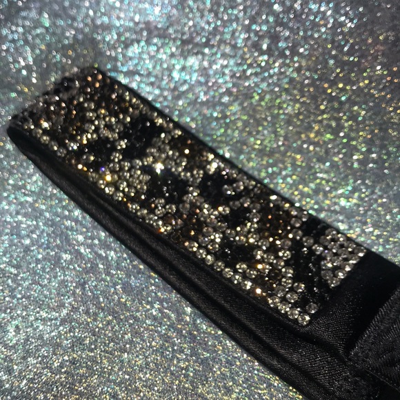 3/$50 Victoria’s Secret Bombshell Shine Leopard Strap Rhinestone Brazilian Panty - Picture 4 of 10